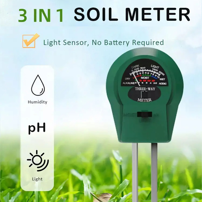 Soil Ph Meter - Tester PH gleby 3 w 1,
