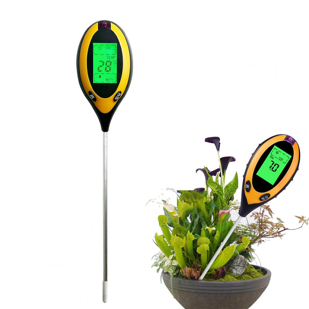 Soil Ph Meter - Monitor wzrostu roślin 4-w-1: Zestaw do