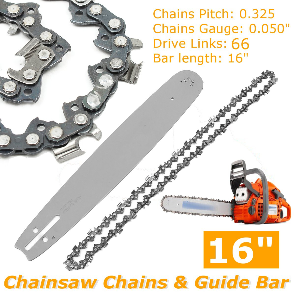 Husqvarna Chainsaw 450 - Prowadnica łańcuchowa i piła łańcuchowa, łańcuch