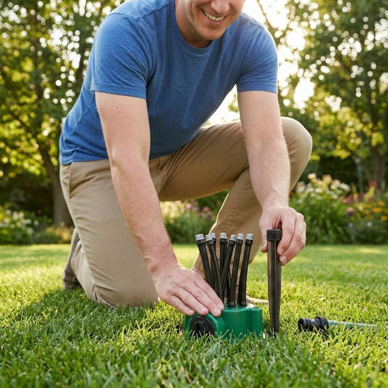 Gardening Yard Tools - Zraszacz 360 stopni z delikatnym rozpyleniem,