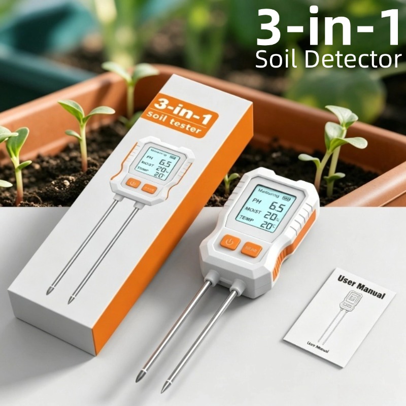 Soil Ph Meter - Cyfrowy tester gleby 3 w 1