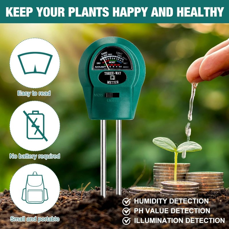 Tester PH gleby 3 w 1, tester  – Soil Ph Meter recenzja i cena