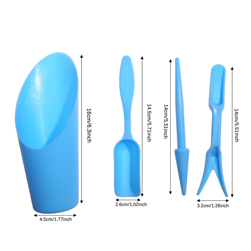 4 szt./zestaw Plastikowe, wytr – Gardening Tools Shovel recenzja i cena