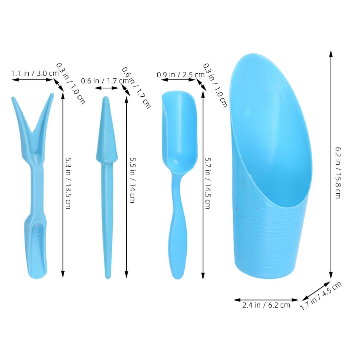 4 sztuk/zestaw, plastikowe trw – Gardening Tools Combo recenzja i cena