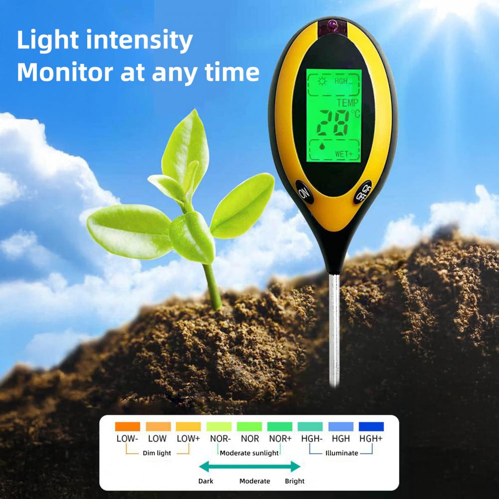 Monitor wzrostu roślin 4-w-1:  – Soil Ph Meter recenzja i cena