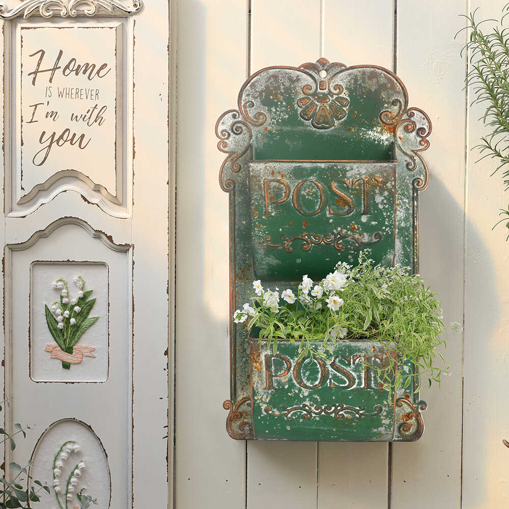 Rustykalny żelazny kosz wisząc – Gardening Tools Basket recenzja i cena