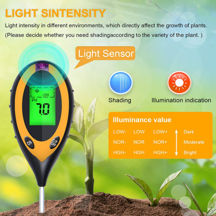 Tester gleby 4 w 1: miernik pH – Soil Ph Meter recenzja i cena