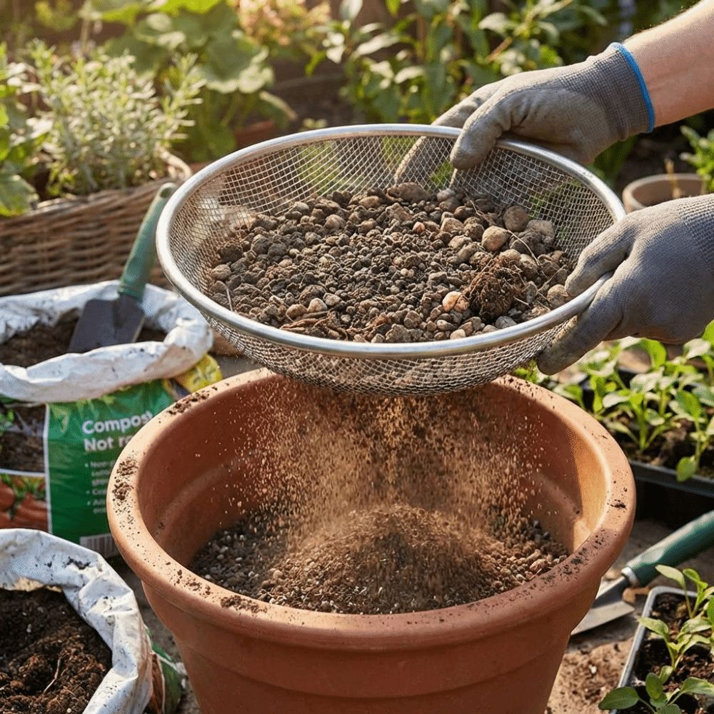 Sitko ogrodowe do ziemi 4/6/8  – Gardening Tools Basket recenzja i cena