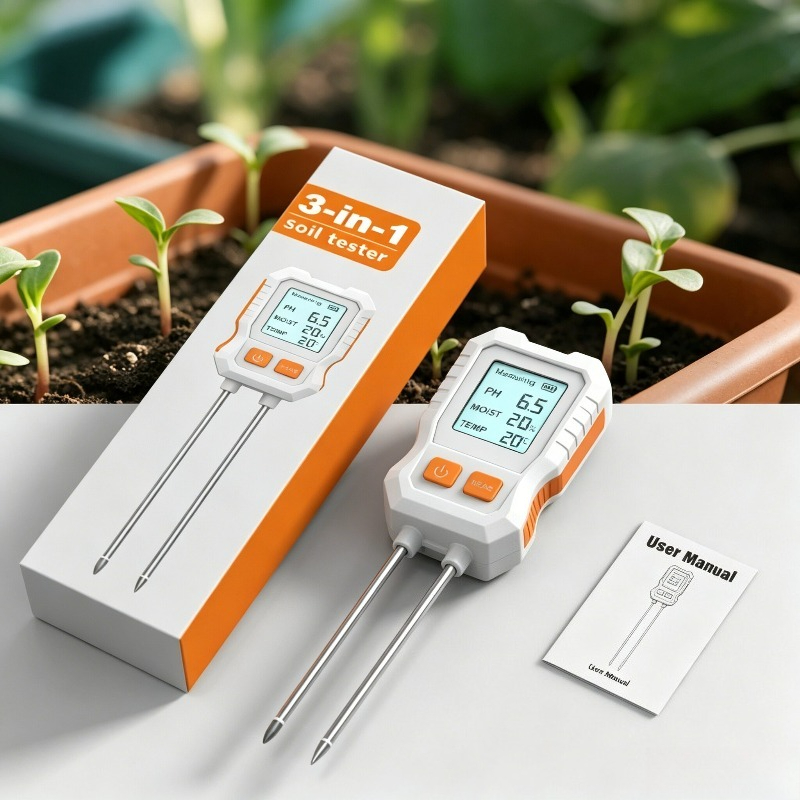 Cyfrowy tester gleby 3 w 1 z p – Soil Ph Meter recenzja i cena