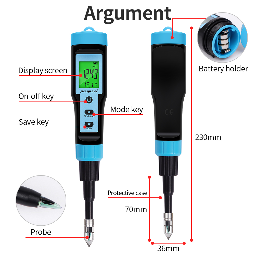 Miernik PH żywności z sonda ze – Soil Ph Meter recenzja i cena