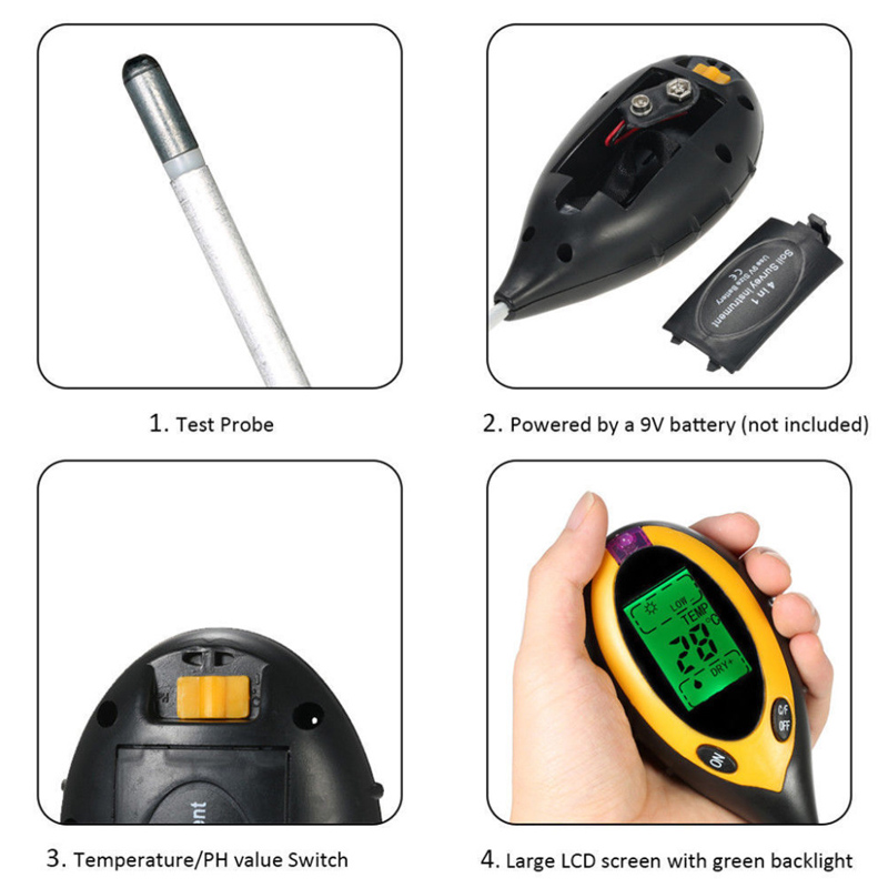 NOWY 2026 LCD Miernik pH Gleby – Soil Ph Meter recenzja i cena
